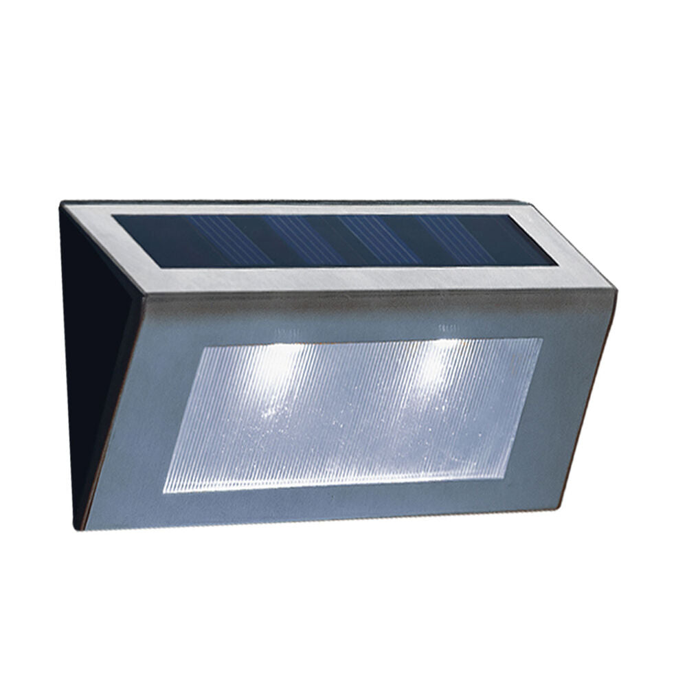 Modee Lighting LED Ηλιακό Επιτοίχιο Φωτιστικό Σετ 2 τμχ