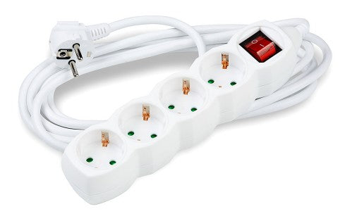 Technik Πολύπριζο 4 Θέσεων 3x1,5mm 3m με Διακόπτη