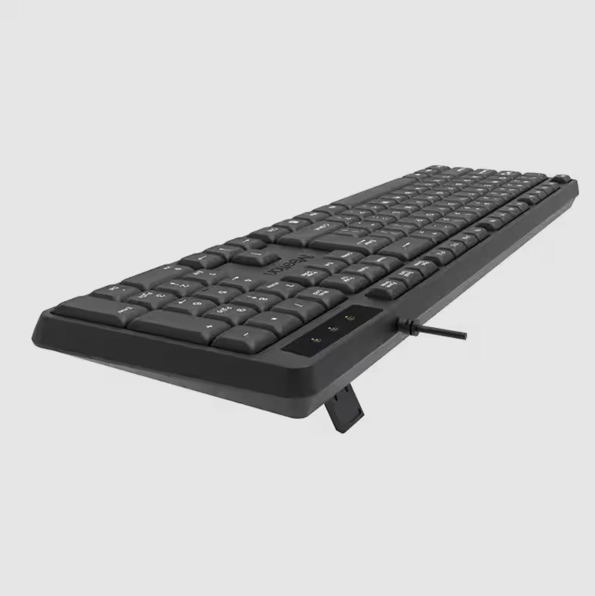 Meetion MT-K200 Ενσύρματο Πληκτρολόγιο Σοκολατί