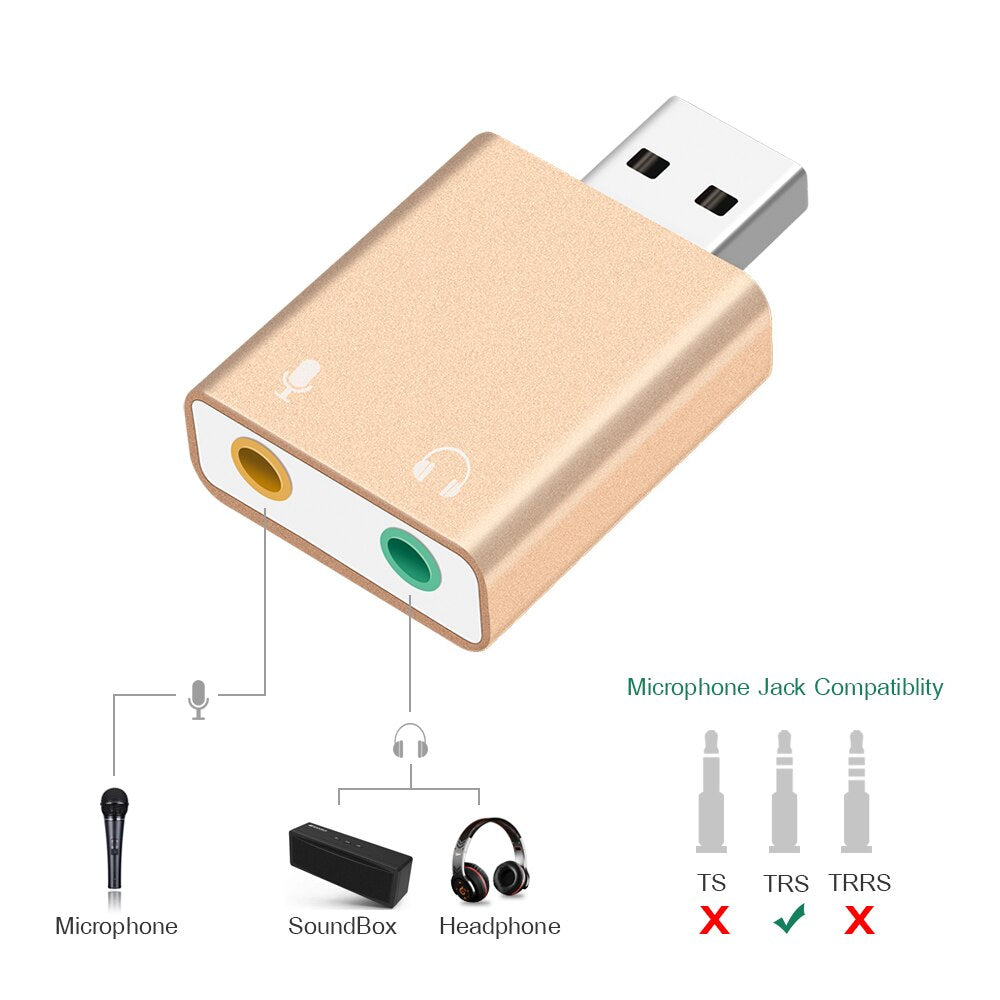 Κάρτα Ήχου Εξωτερική USB 7.1