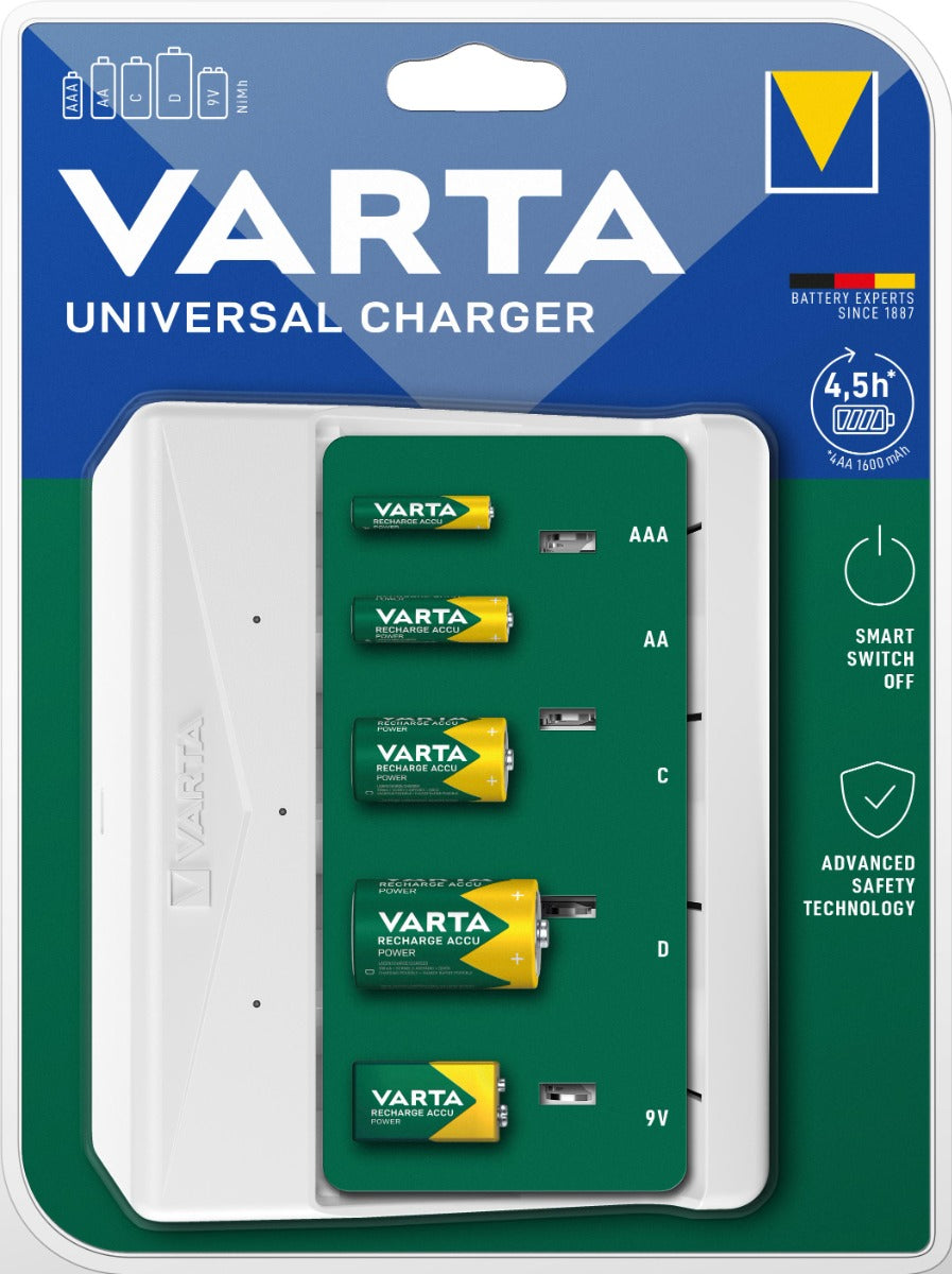 VARTA 57658 101 401 Φορτιστής Γενικής Χρήσης