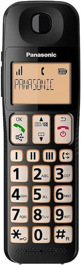 Panasonic KX-TGE310SPB Ασύρματο Τηλέφωνο Μαύρο