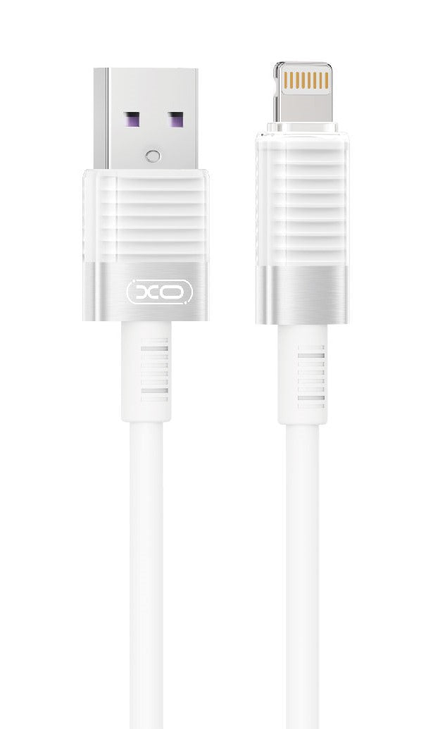 XO NB282 Καλώδιο Γρήγορης Φόρτισης Σιλικόνης 6A Λευκό
