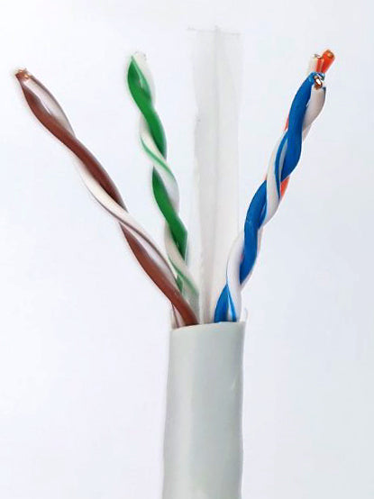 ATC Στροφείο Δικτύου ATC-613 UTP CAT6 305m Γκρί Εσωτερικό