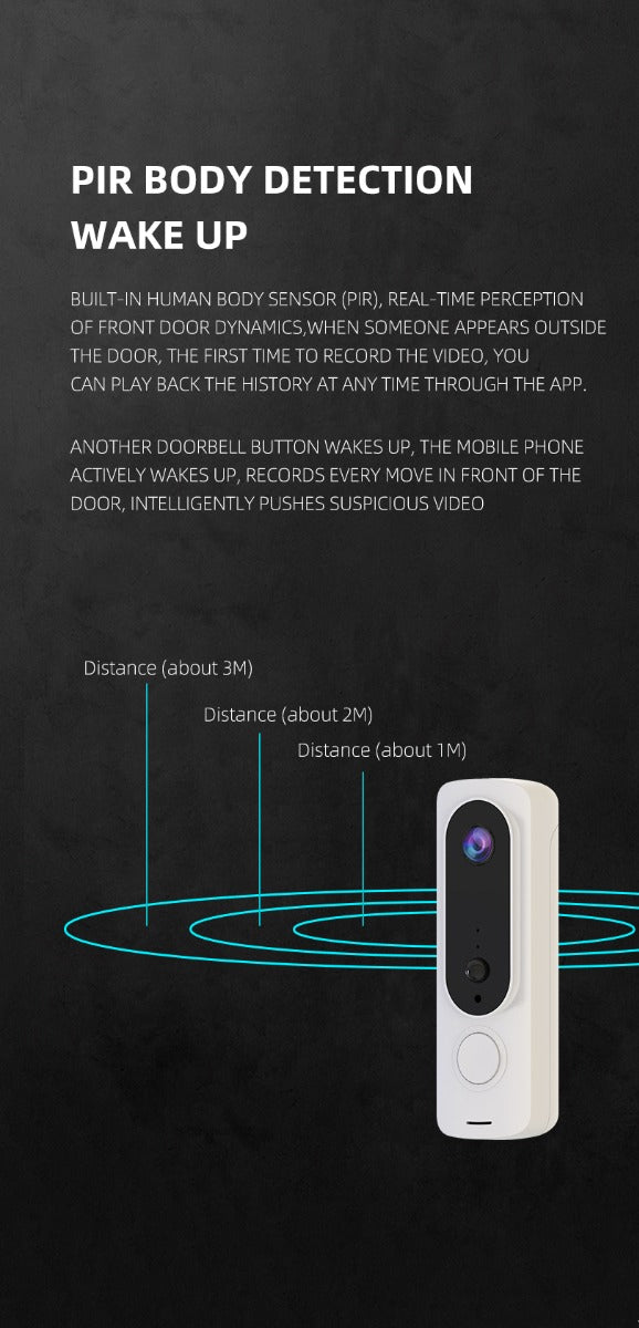 EDUP 1080P Κουδούνι Wifi Κάμερα