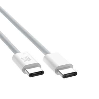 XO NB-Q273 iP15 Καλώδιο φόρτισης Type-C σε Type-C 60W Λευκό