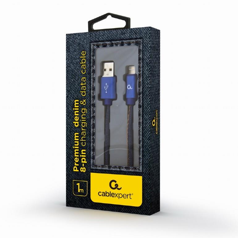 ΚΑΛΩΔΙΟ ΕΠΕΝΔΥΣΗ JEANS USB TO LIGHTNING 1M
