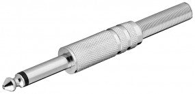 Φίς 6.3mm Mono Μεταλλικό Αρσ.