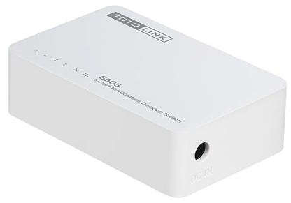 TOTOLINK 5-Port 10/100Mbps Desktop Switch.