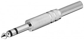 Φίς 6.3mm Stereo Μεταλλικό Αρσ.
