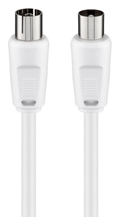 GOOBAY καλώδιο κεραίας αρσενικό σε θηλυκό 11515, <70dB, CCS, 15m, λευκό