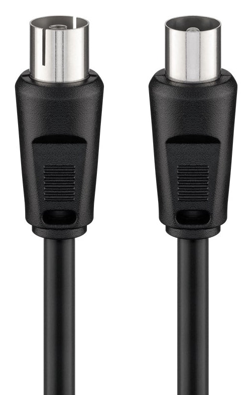 GOOBAY καλώδιο κεραίας αρσενικό σε θηλυκό 11723, <70dB, CCS, 5m, μαύρο