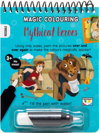 Magic colouring: Mythical heroes