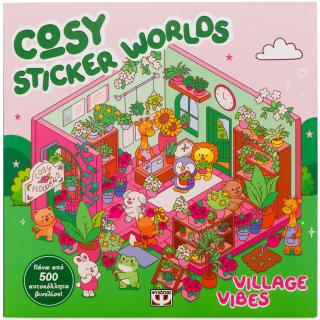Cosy sticker worlds: Village vibes
