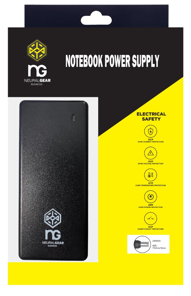 NG ΤΡΟΦΟΔΟΤΙΚΟ ΓΙΑ LENOVO 20V 4.5A, TIP SIZE: 7.9x5.4x12mm WITH PIN ΜΕ ΚΑΛΩΔΙΟ ΤΡΟΦΟΔΟΣΙΑΣ