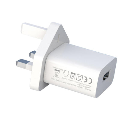 XO L99 (UK) Φορτιστής με Καλώδιο Micro 2.4A