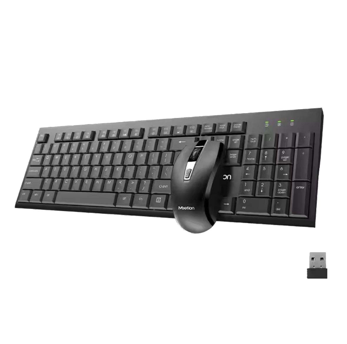Meetion MT-C4120 Little Ασύρματο Σετ Ελληνικό Πληκτρολόγιο & Ποντίκι 2.4G