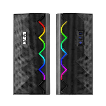MARVO SG-269 RGB GAMING SPEAKER, 3.5MM, BLUETOOTH