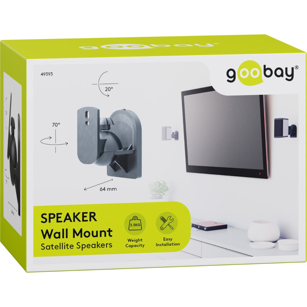 Goobay Basic Βάση Ηχείου Universal (49393)