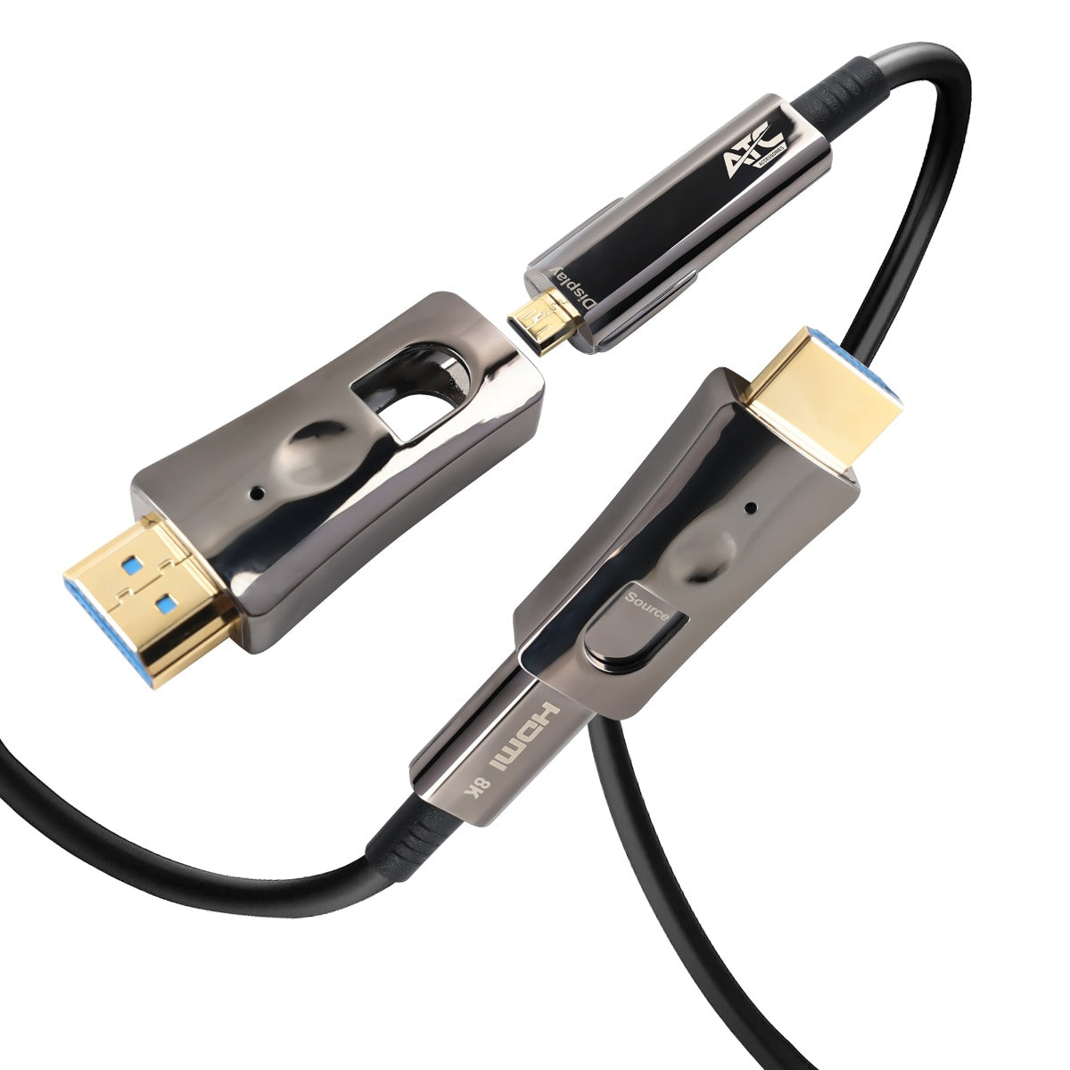 ATC AOC HDMI 2.1V 8K Αποσπώμενο Οπτικό Καλώδιο 10m