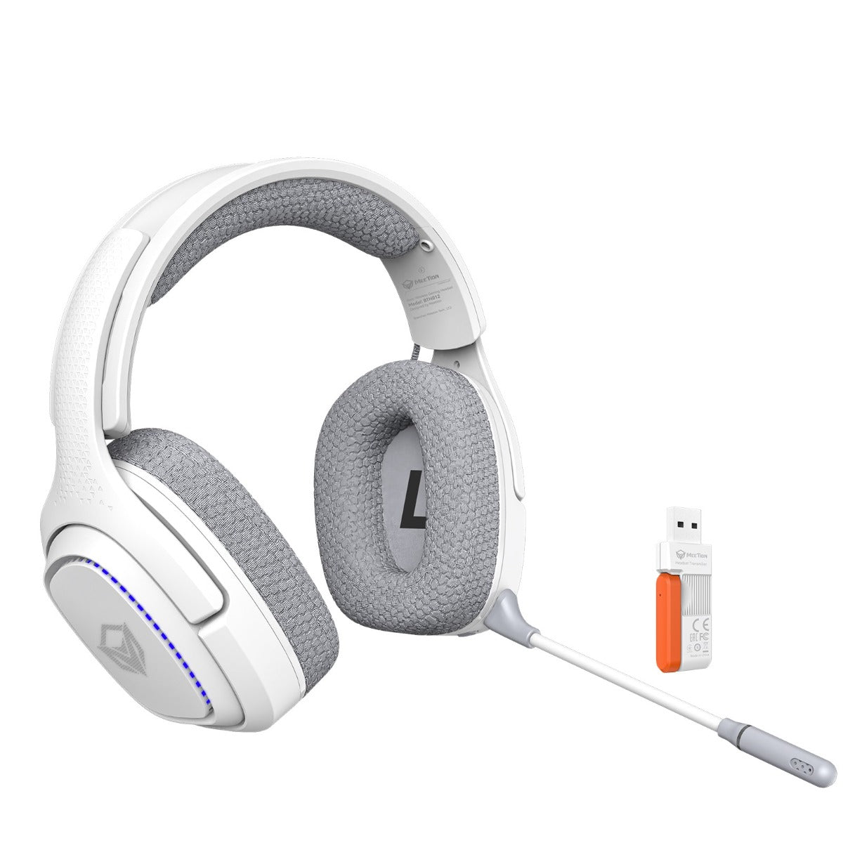 Meetion BTH012 2.4G Bluetooth Gaming Ακουστικά Λευκό