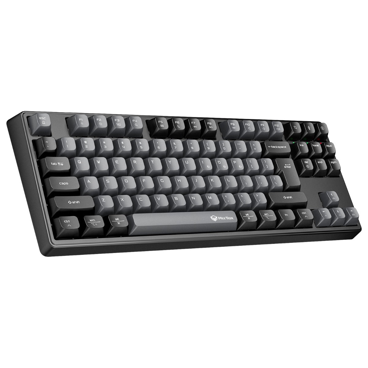 Meetion MT-MK14 Μηχανικό Πληκτρολόγιο Gaming Ενσύρματο & Ασύρματο με Bluetooth και 2.4G RGB Μαύρο US