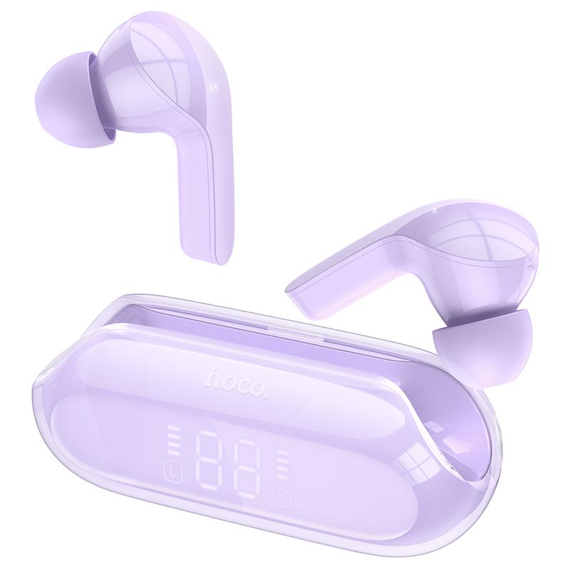 HOCO EW39 BRIGHT ΑΚΟΥΣΤΙΚΑ BLUETOOTH, ΜΩΒ, ENC
