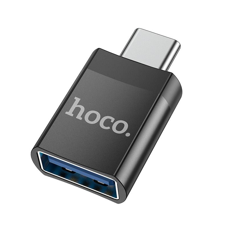 HOCO UA17 ΑΝΤΑΠΤΟΡΑΣ TYPE-C ΑΡΣΕΝΙΚΟ ΣΕ USB3.0 ΘΗΛΥΚΟ, ΜΑΥΡΟ