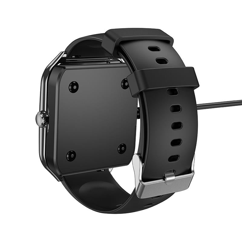 HOCO ΚΑΛΩΔΙΟ ΦΟΡΤΙΣΗΣ ΓΙΑ ΤΟ SMART WATCH Y28, ΜΑΥΡΟ