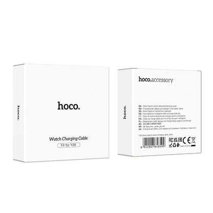 HOCO ΚΑΛΩΔΙΟ ΦΟΡΤΙΣΗΣ ΓΙΑ ΤΟ SMART WATCH Y28, ΜΑΥΡΟ