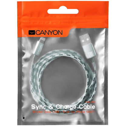 CANYON CFI3 ΚΑΛΩΔΙΟ ΦΟΡΤΙΣΗΣ LIGHTNING, ΜΑΥΡΟ