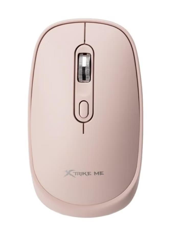 XTRIKE-ME OFFICE GW-119 ΑΣΥΡΜΑΤΟ ΠΟΝΤΙΚΙ, ΡΟΖ