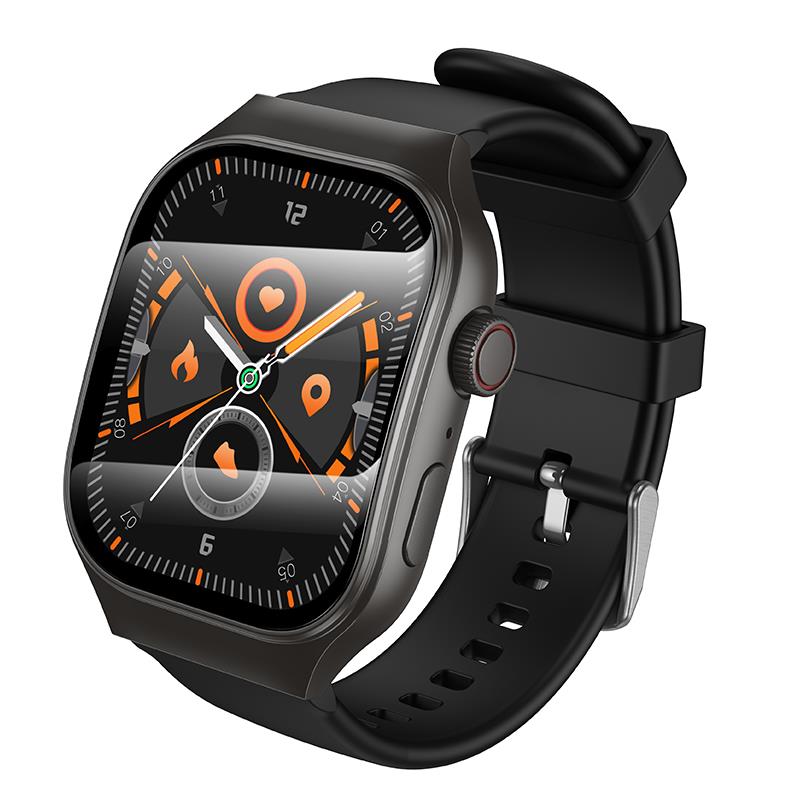 HOCO Y33 SPORTS SMART WATCH (CALL VERSION), ΜΑΥΡΟ