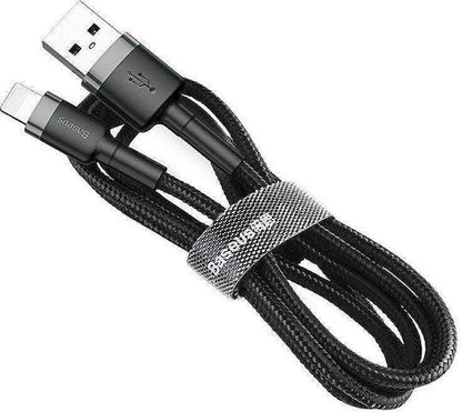 BASEUS CAFULE ΚΑΛΩΔΙΟ ΦΟΡΤΙΣΗΣ, USB ΣΕ LIGHTNING, 2M, 1.5A, ΜΑΥΡΟ