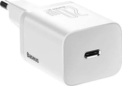 BASEUS SUPER SI ΦΟΡΤΙΣΤΗΣ ΓΡΗΓΟΡΗΣ ΦΟΡΤΙΣΗΣ, 20W, ΛΕΥΚΟΣ