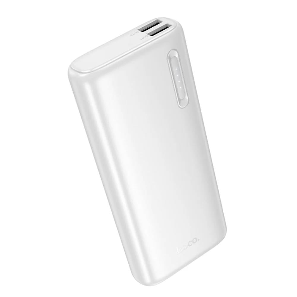 HOCO J158A RUNNER, POWERBANK, 10000MAh, 2 ΘΥΡΕΣ, ΛΕΥΚΟ