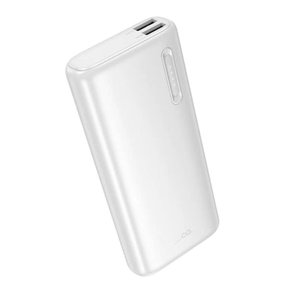 HOCO J158A RUNNER, POWERBANK, 10000MAh, 2 ΘΥΡΕΣ, ΛΕΥΚΟ
