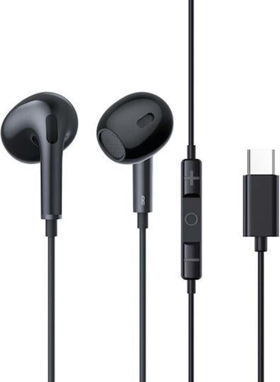 BASEUS ENCOK CZ17, ΕΝΣΥΡΜΑΤΑ ΑΚΟΥΣΤΙΚΑ, SEMI IN EAR, ΜΑΥΡΑ