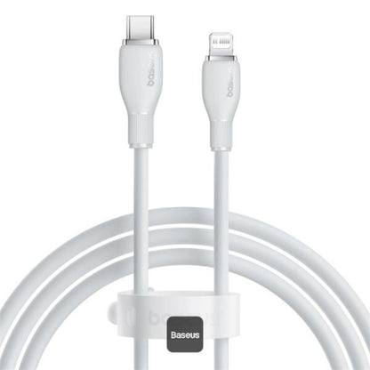 BASEUS PUDDING, ΚΑΛΩΔΙΟ ΦΟΡΤΙΣΗΣ, TYPE-C ΣΕ LIGHTNING, 2m, 20W, ΛΕΥΚΟ