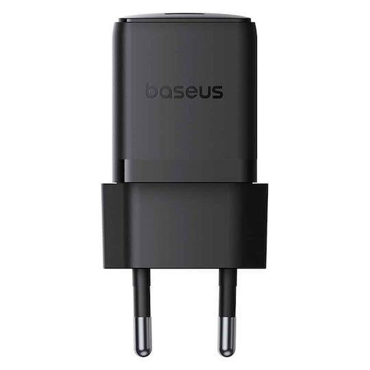 BASEUS PALM ΦΟΡΤΙΣΤΗΣ ΓΡΗΓΟΡΗΣ ΦΟΡΤΙΣΗΣ, 1 ΘΥΡΑ, 30W, ΜΑΥΡΟΣ