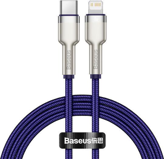 BASEUS CAFULE ΚΑΛΩΔΙΟ ΦΟΡΤΙΣΗΣ, TYPE-C ΣΕ LIGHTNING, 20W, 2M, ΜΩΒ