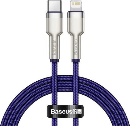 BASEUS CAFULE ΚΑΛΩΔΙΟ ΦΟΡΤΙΣΗΣ, TYPE-C ΣΕ LIGHTNING, 20W, 2M, ΜΩΒ