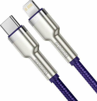 BASEUS CAFULE ΚΑΛΩΔΙΟ ΦΟΡΤΙΣΗΣ, TYPE-C ΣΕ LIGHTNING, 20W, 2M, ΜΩΒ