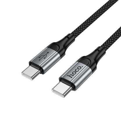 HOCO X121 NUEVO ΚΑΛΩΔΙΟ ΦΟΡΤΙΣΗΣ TYPE-C ΣΕ TYPE-C, 60W, ΜΑΥΡΟ