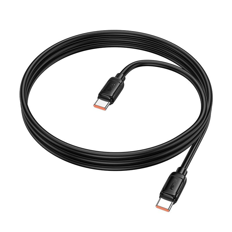 HOCO X115 SURPASS ΚΑΛΩΔΙΟ ΦΟΡΤΙΣΗΣ, 240W, TYPE-C, 1M, ΜΑΥΡΟ