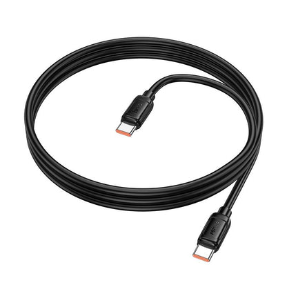 HOCO X115 SURPASS ΚΑΛΩΔΙΟ ΦΟΡΤΙΣΗΣ, 240W, TYPE-C, 1M, ΜΑΥΡΟ