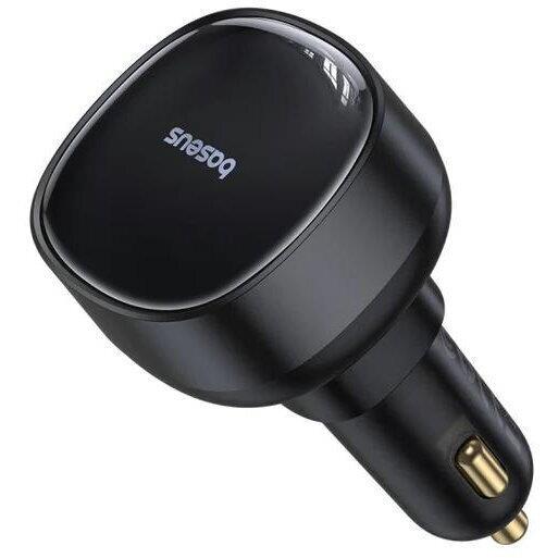 BASEUS ENJOYMENT PRO, ΦΟΡΤΙΣΤΗΣ ΑΥΤΟΚΙΝΗΤΟΥ, ΚΑΛΩΔΙΟ TYPE-C, 60W, ΜΑΥΡΟ