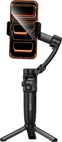 HOCO K91 ΤΡΙΑΞΟΝΙΚΟ GIMBAL, BLUETOOTH 5.2, 1800MAH, ΜΑΥΡΟ