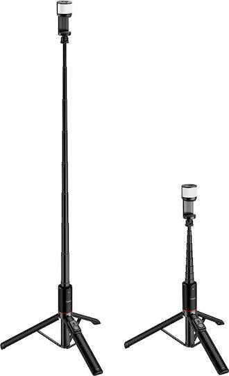 HOCO K34 ΒΑΣΗ LIVE BROADCAST ΜΕ ΦΩΣ, BLUETOOTH 5.2, 75MAH, ΜΑΥΡΟ