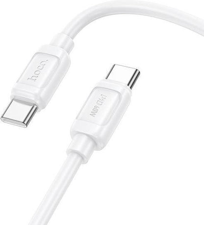 HOCO X115 SURPASS ΚΑΛΩΔΙΟ ΦΟΡΤΙΣΗΣ, 60W, TYPE-C ΣΕ TYPE-C, ΛΕΥΚΟ